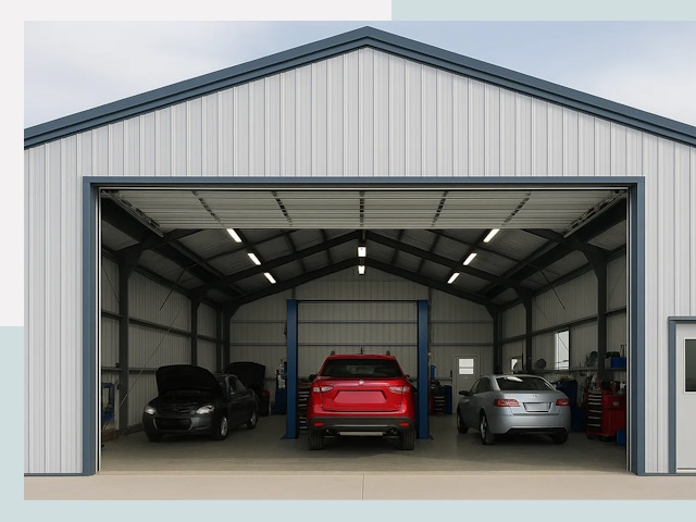 Ангары из сэндвич панелей от 611 руб. в Нягань