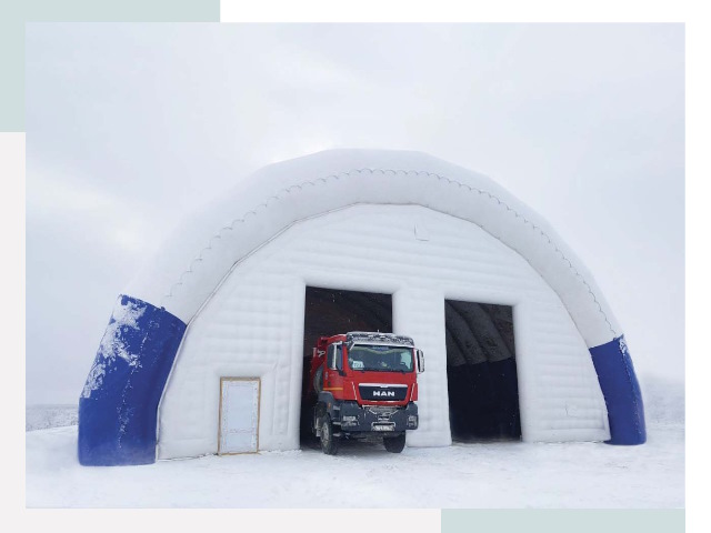 Мобильные ангары в Нягани