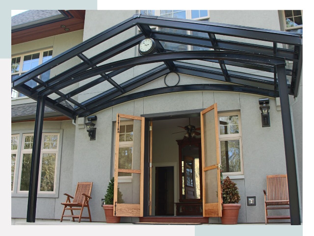 Козырьки металлические в Нягани