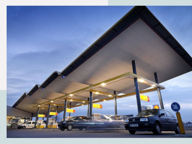 Навесы для АЗС в Нягань от 611 руб. - Защита и комфорт