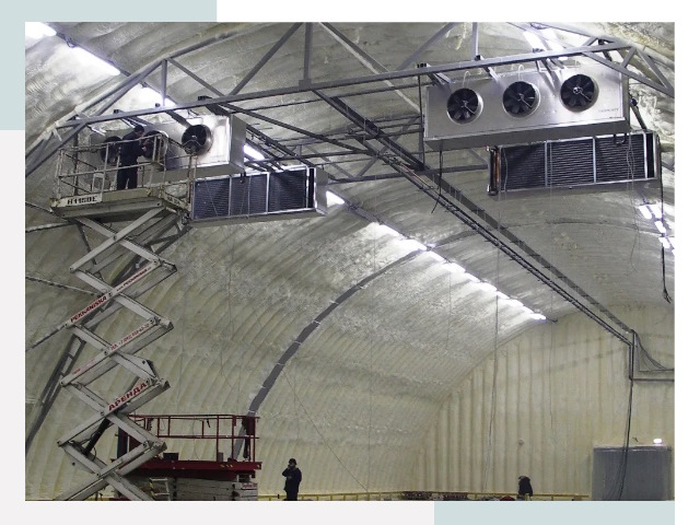 Оснащение ангаров в Нягани