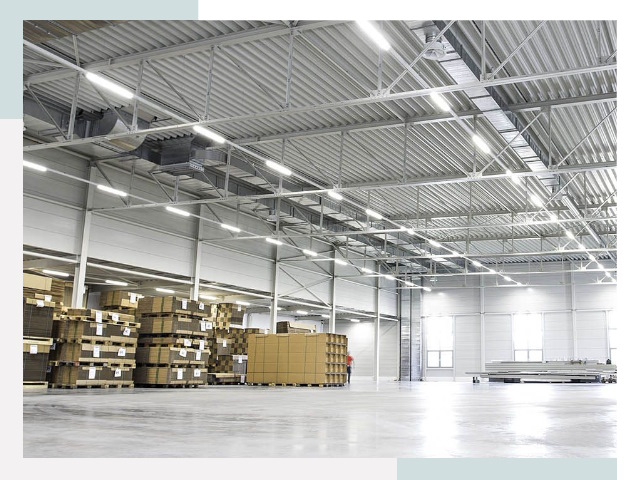 Освещение ангаров в Нягани