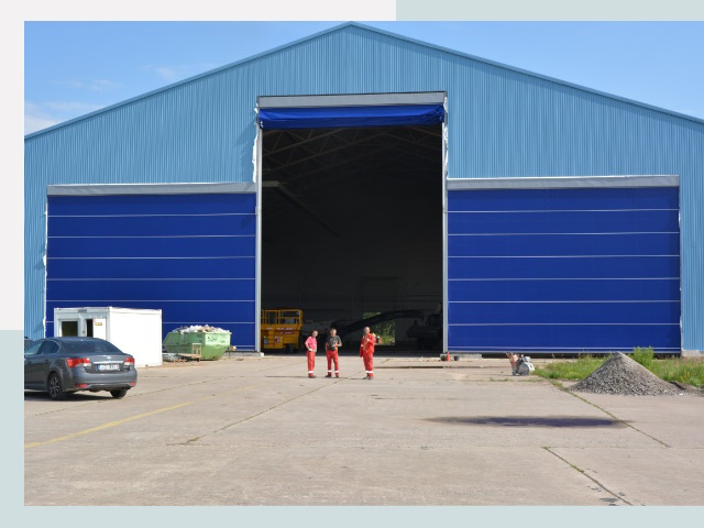 Ангарные ворота в Нягань от СтальСтрой-Нга по цене 611 руб.