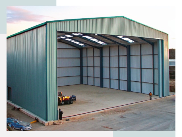 Строительство ангаров в Нягани